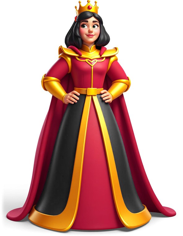 The dark court — generated Royalty character