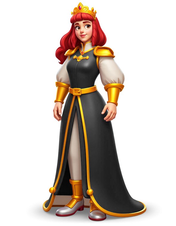 The dark court — generated Royalty character