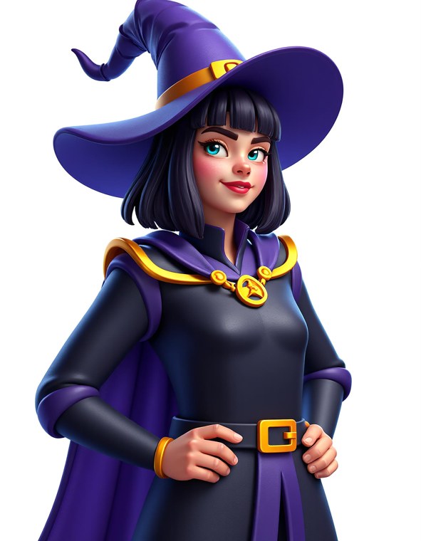 Mages & witches — generated Royalty character