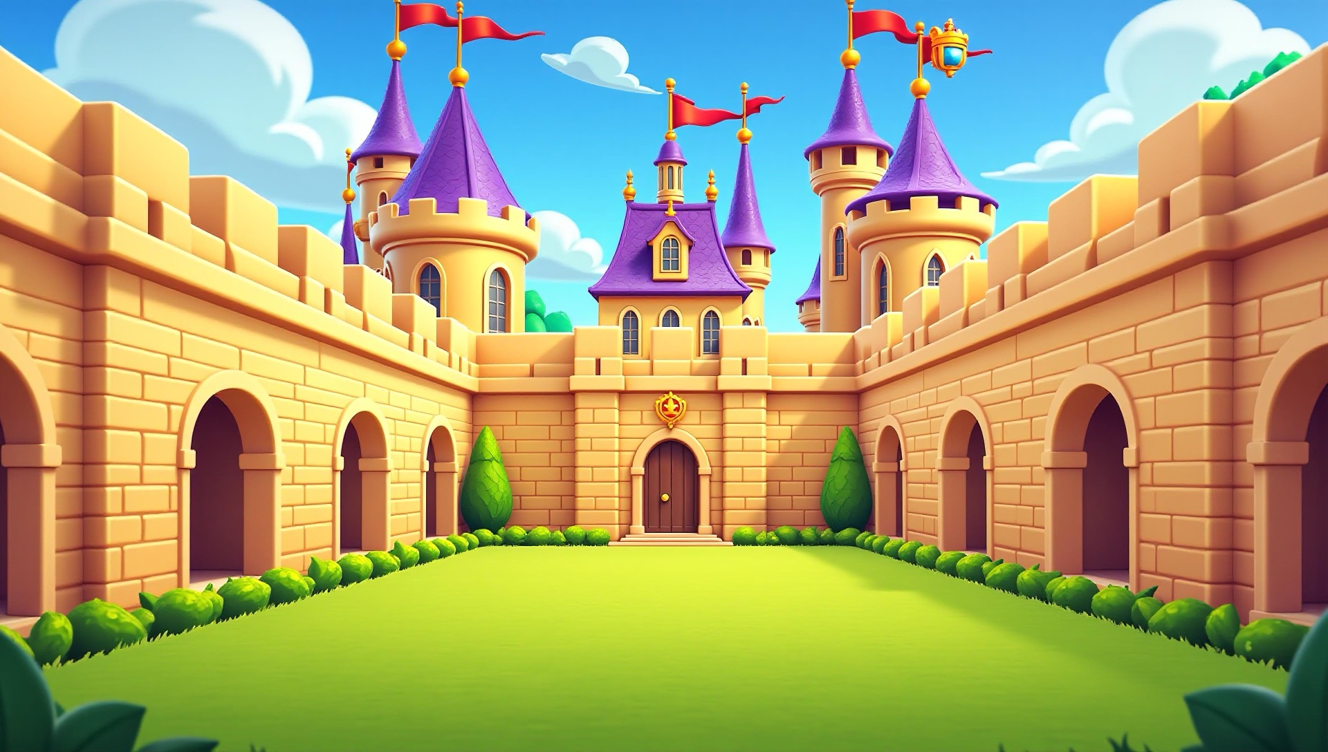 Royal Kingdom — Castle courtyard