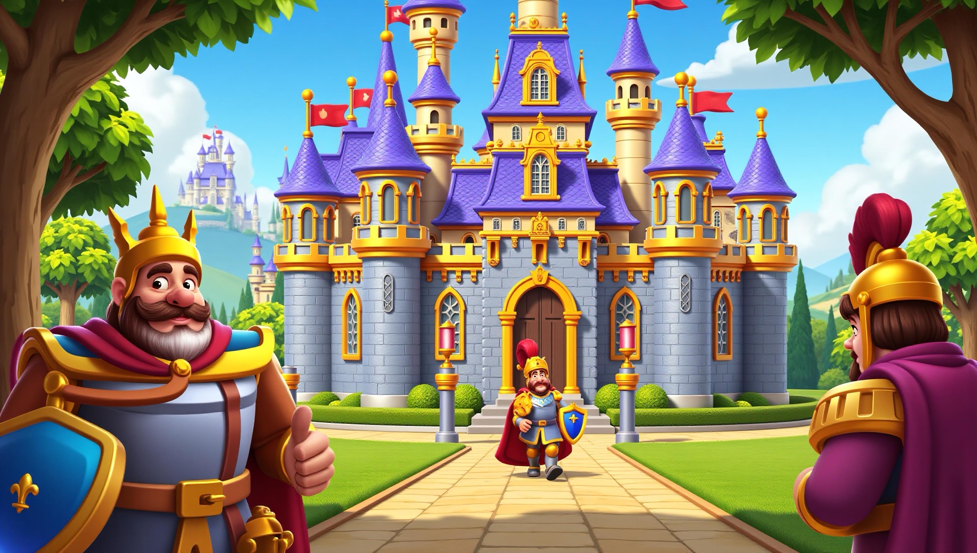 Royal Kingdom — King & Queen, on the steps